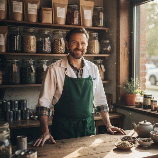 Česnako arbatos paruošimo procesas, rodomas žingsnis po žingsnio.