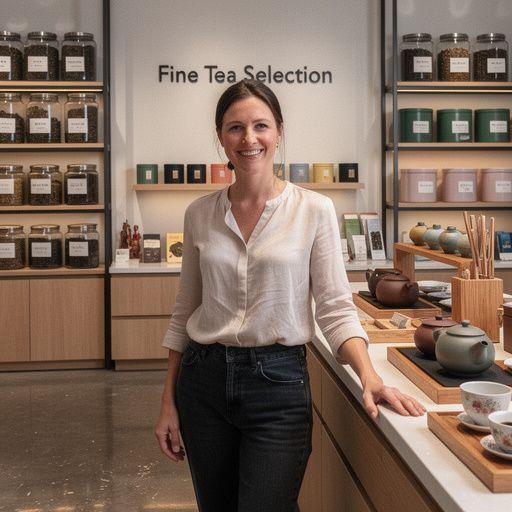 Česnako arbata, patiekiama šventiniame stalo fone.